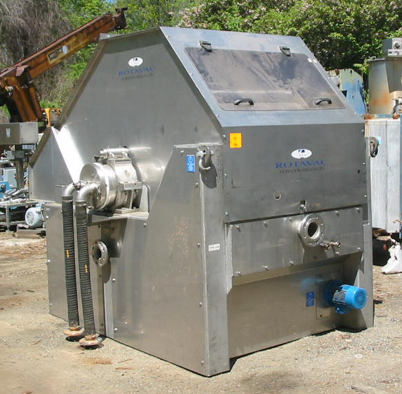 5' dia x 3' face  Sanitary Rotary Vacuum Filter System