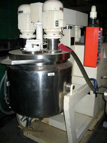 120 Liter Fryma VME-120 Vacuum Processing Plant, Sanitary 316 Stainless Steel