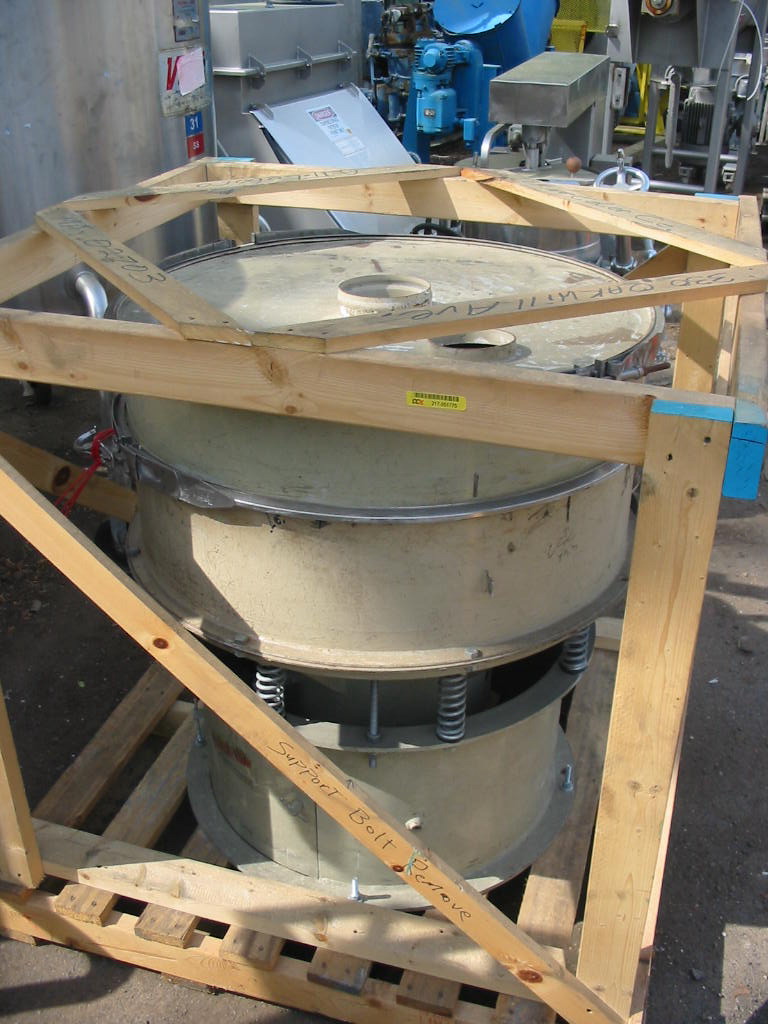 36" dia Midwestern Vibro Energy Separator, Single Deck, Steel