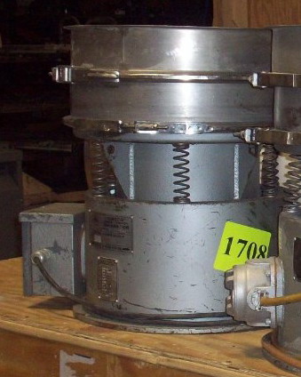 18" Dia. Sweco Vibro Energy Separator, Single Deck, Stainless Steel