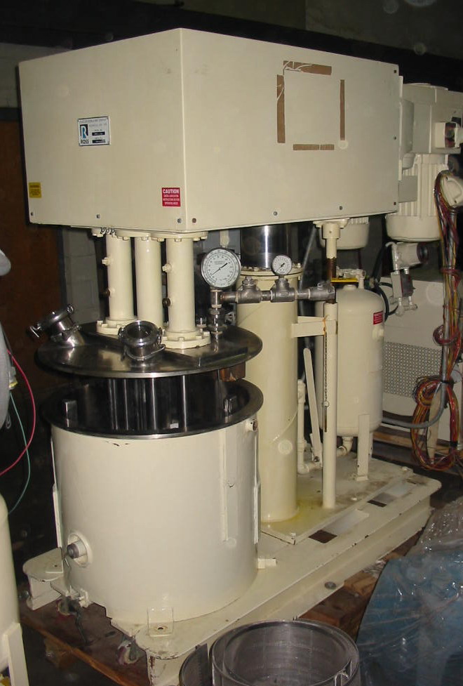 40 gal. Ross Versamix, Triple Shaft, Vacuum, Jacketed, Stainless Steel
