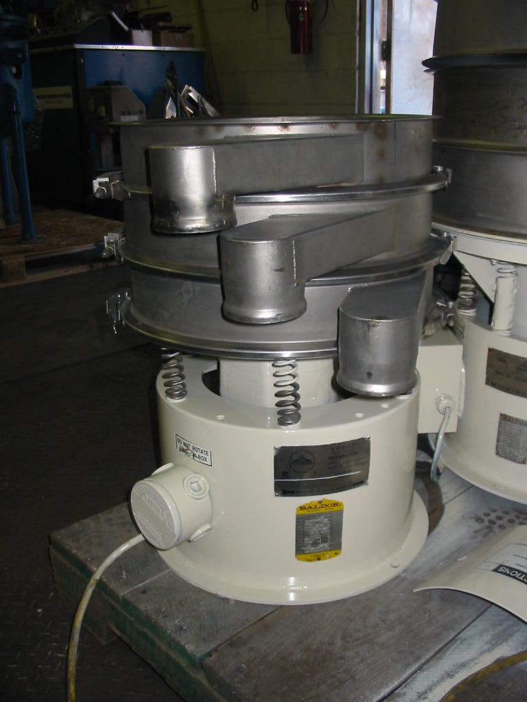 18" Dia. Sweco Vibro Energy Separator, Double Deck, Stainless Steel