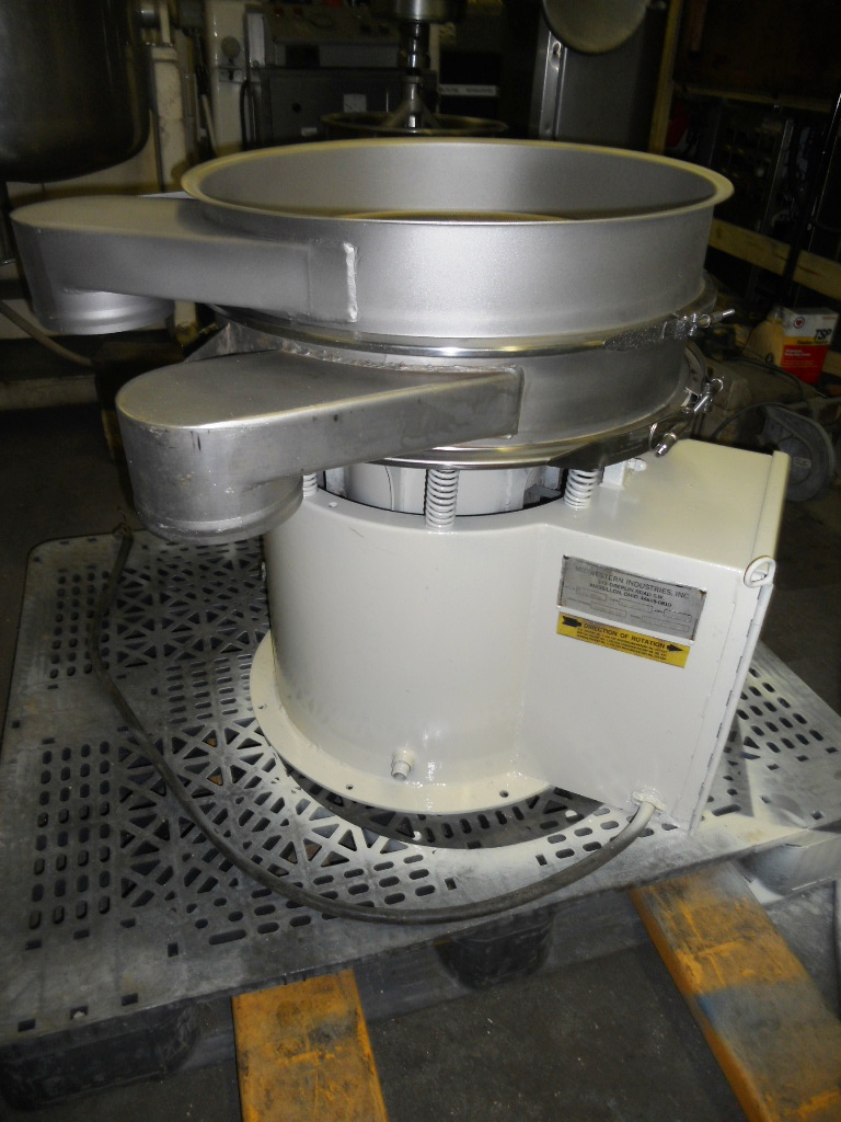 24" Dia. Midwestern Vibro Energy Separator, Double Deck, Stainless Steel