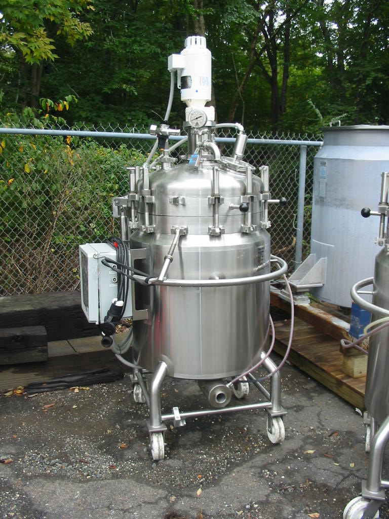 60 Gallon Vertical Electrically Heated Reactor, 316 Sanitary Stainless Steel