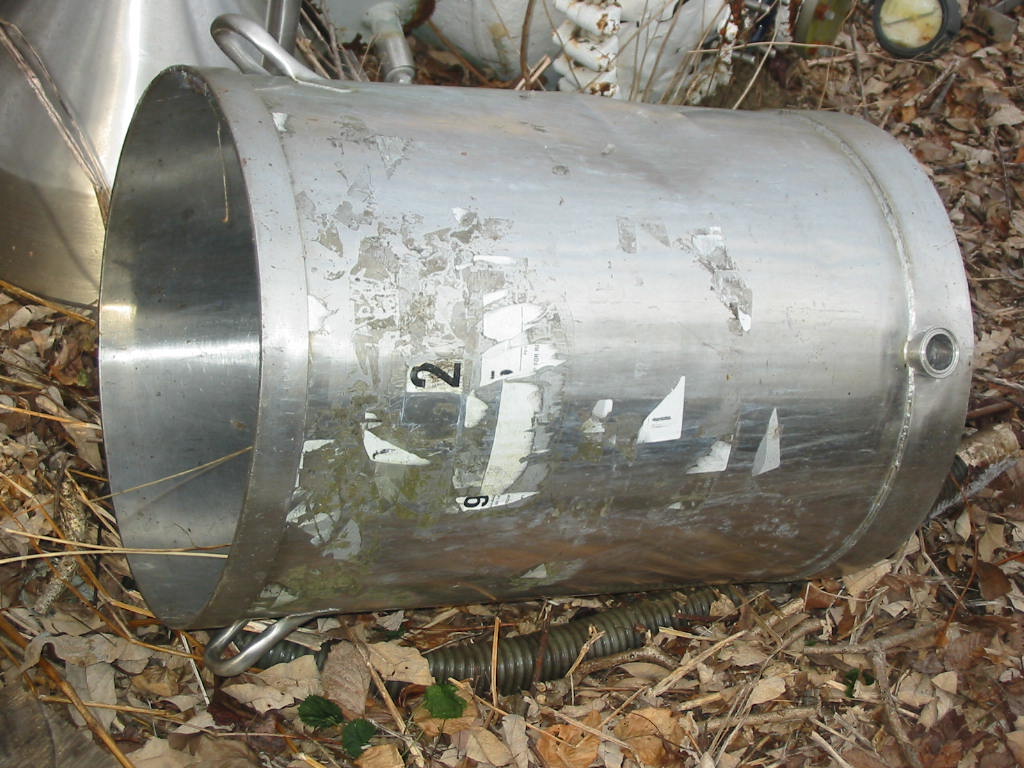 35 Gallon Vertical, Sanitary Open Top Stainless Steel Tank