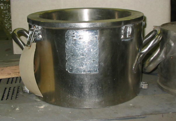 2 gallon Ross Stainless Steel, Jacketed, Vacuum Mix Can 
