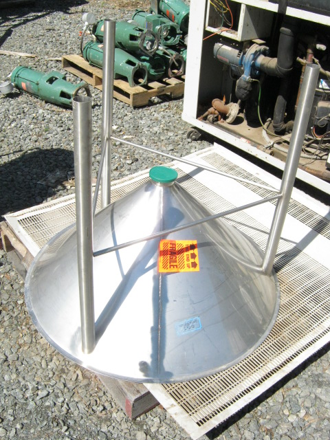 3 cu.ft. Conical Hopper, S/S