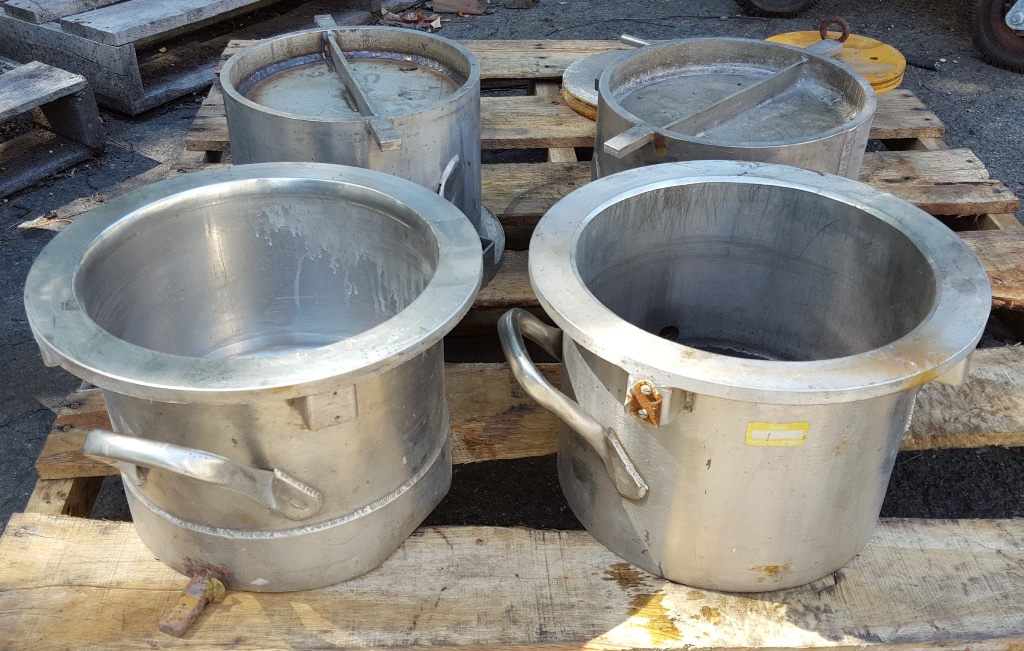 2 gallon Ross Vacuum Mix Can, Stainless Steel   