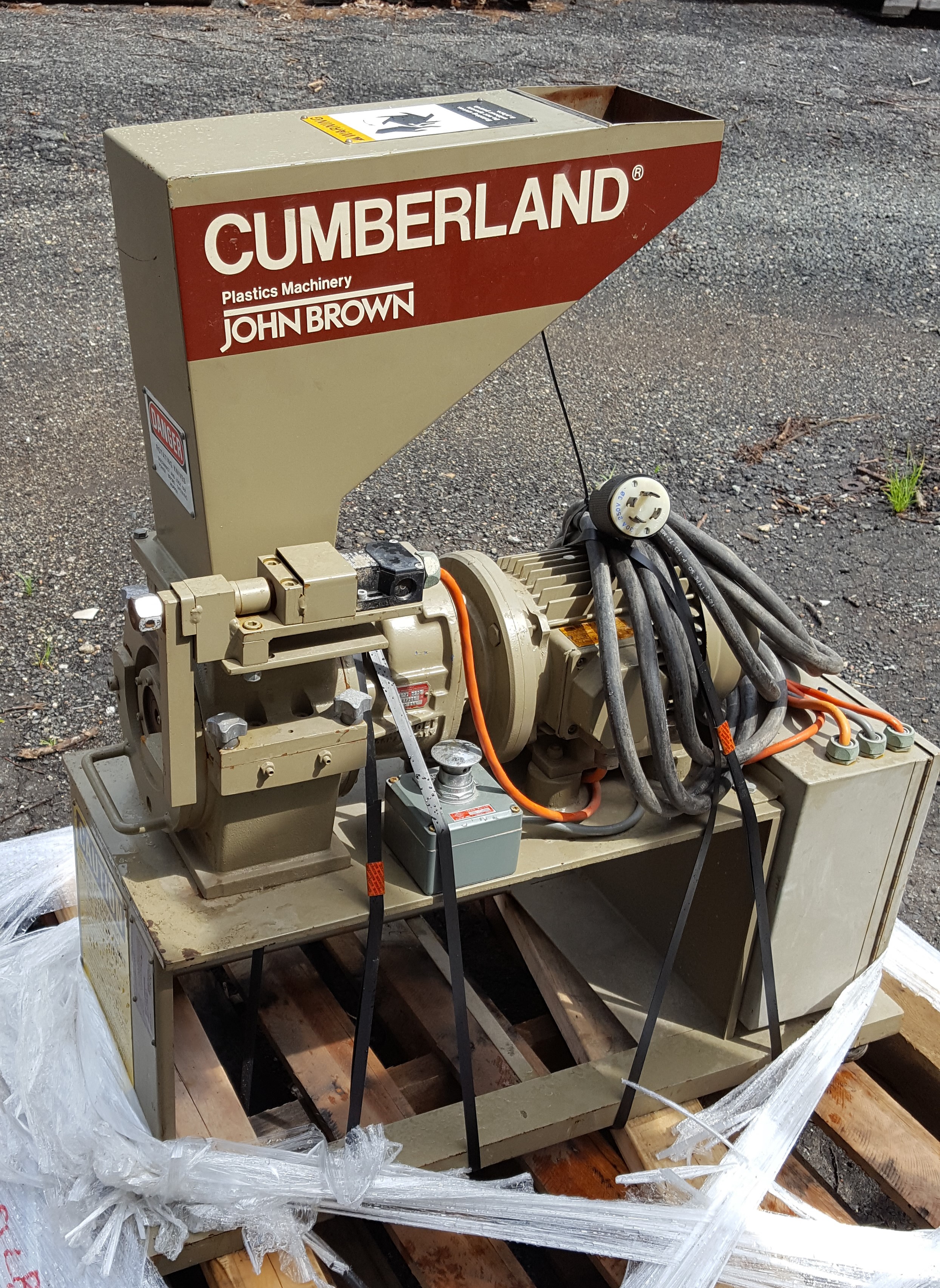 2 Hp. Cumberland Granulator, Carbon Steel