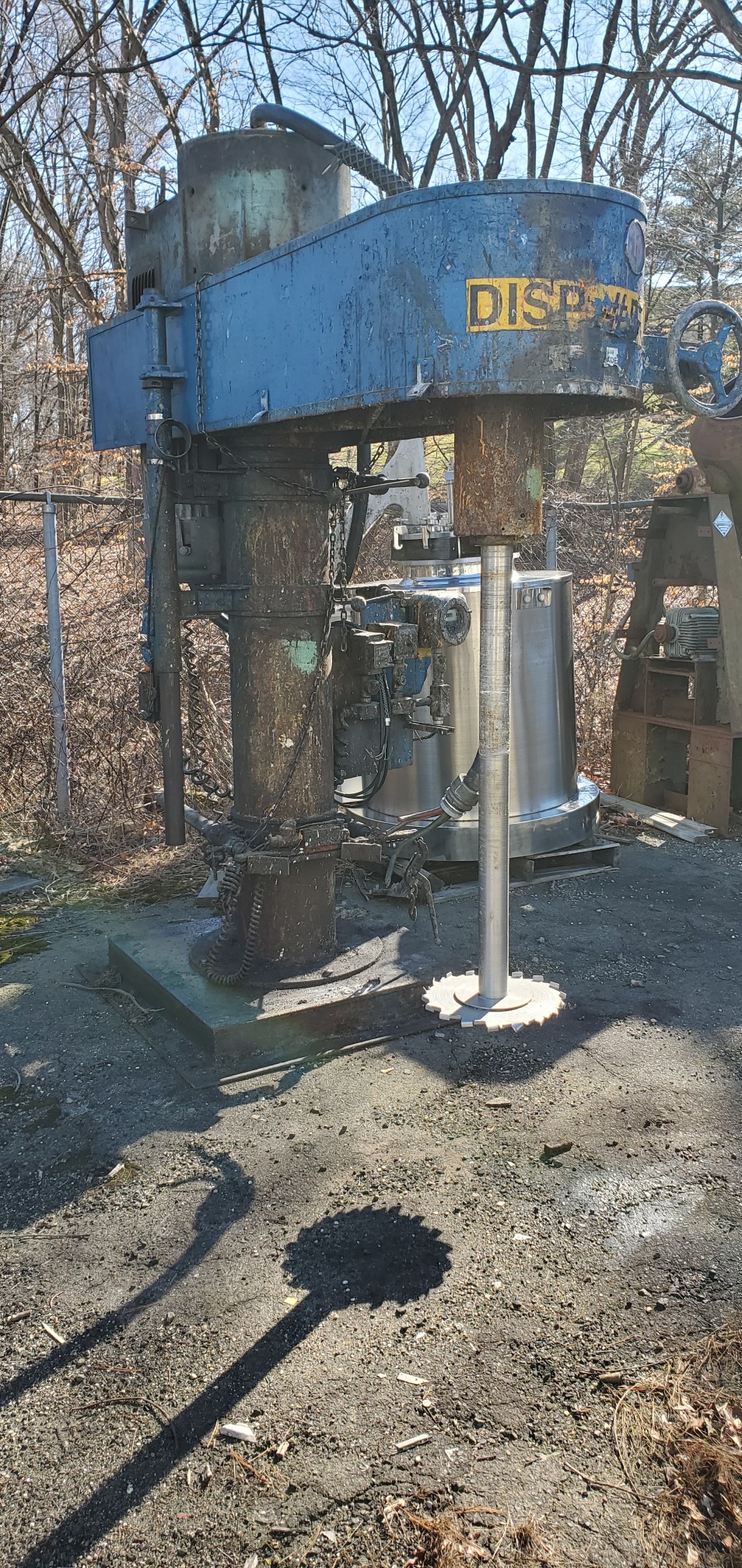 50 Hp. Hockmeyer High Speed Disperser, Stainless Steel